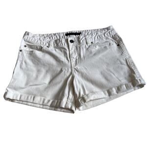 Calvin Klein White Denim Shorts Size 14